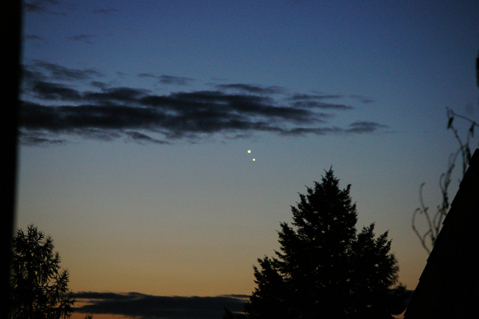Jupiter und Venus, Aug. 2014