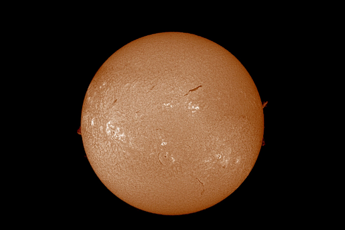 H-Alpha-Sonne, Mai 2014